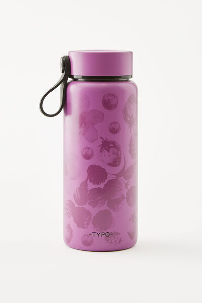 On The Move Drink Bottle 350ML 2.0, DIGITAL ORCHID BERRY BLOSSOM