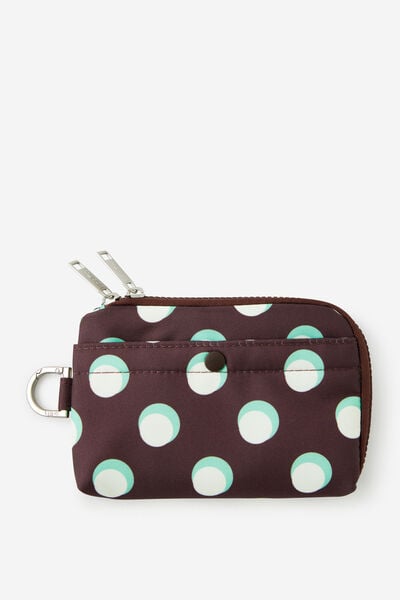 Mode Zip Pocket, ESPRESSO POLKA