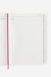 2027 A4 Daily On Schedule Diary, STRAWBERRY MILK DITSY CHERRIES - example image 2