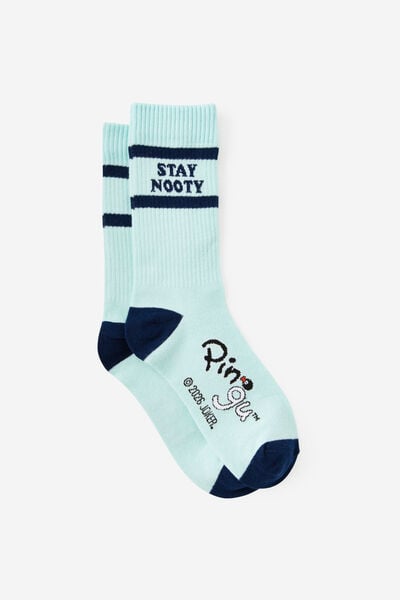 Collector Christmas Crew Socks, LCN MAT PINGU STAY NOOTY