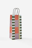 Gift Bag - Slim, COLOUR BLOCK STRIPE - example image 1