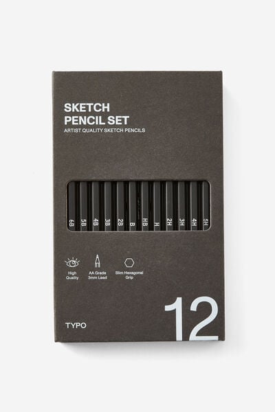 Sketch It Pencils 12Pk, MIXED V2