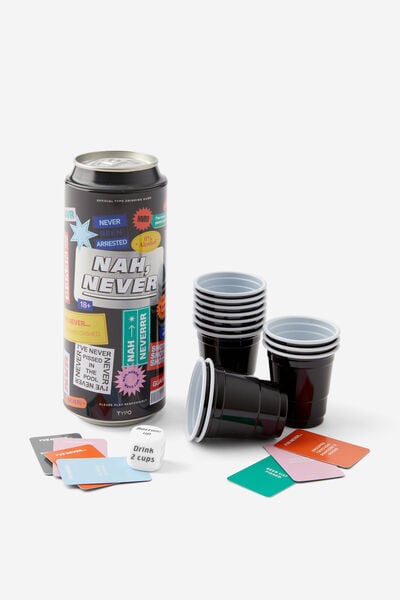 Cheers To That Drinking Game, NAH NEVER BLACK