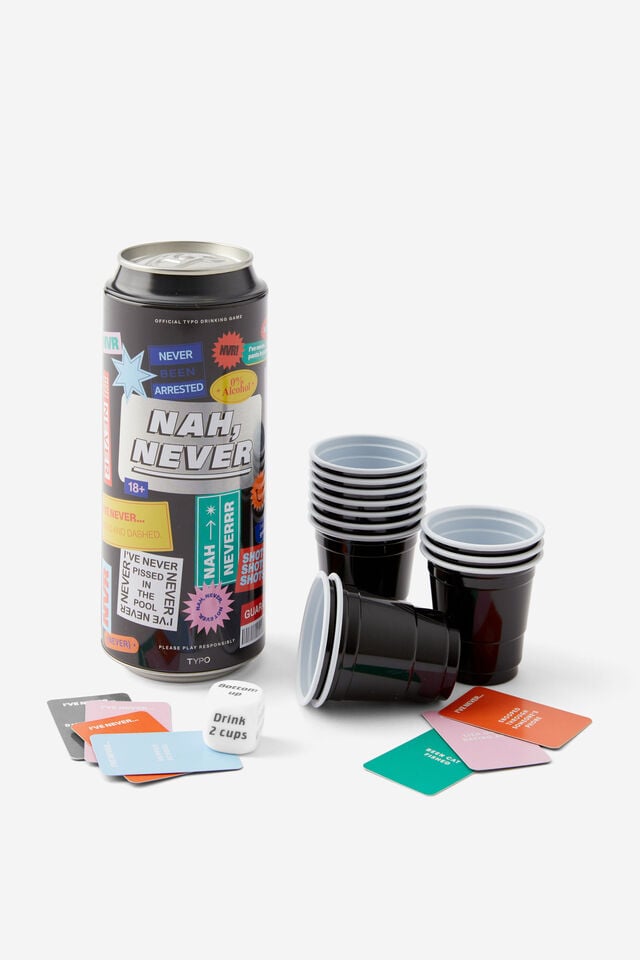 Cheers To That Drinking Game, NAH NEVER BLACK