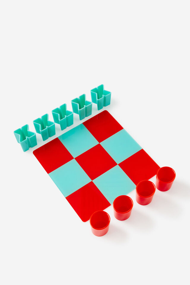 Acrylic Tic Tac Toe Shot Game, MULTI