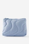 Quilted Pencil Case, BLUE SKIES - alternate image 1