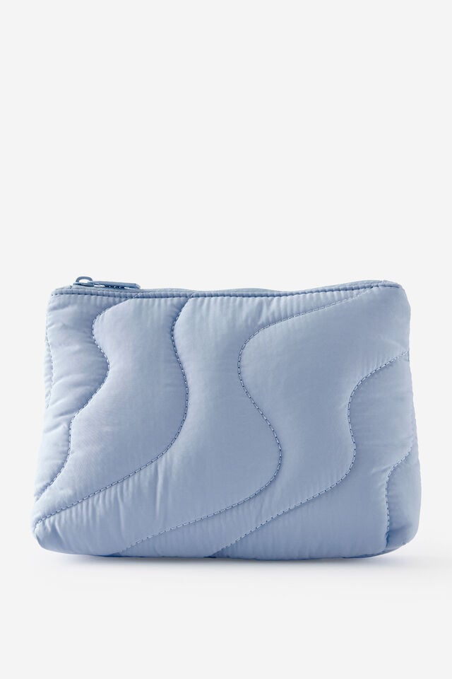 Quilted Pencil Case, BLUE SKIES
