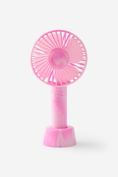 Desktop Fan, CANDY PINK SWIRL