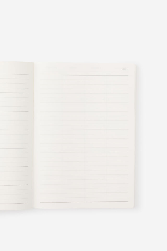 2026 B5 Weekly Soft Metro Diary, Black