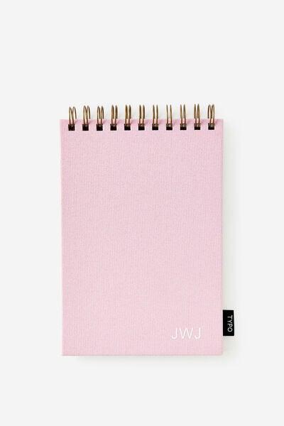 Personalisation A5 Spiral Sketch Book, BLOSSOM PINK