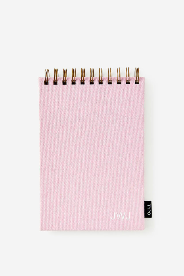 Personalisation A5 Spiral Sketch Book, BLOSSOM PINK