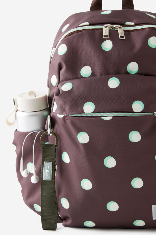 Mode Backpack, ESPRESSO POLKA SPACED