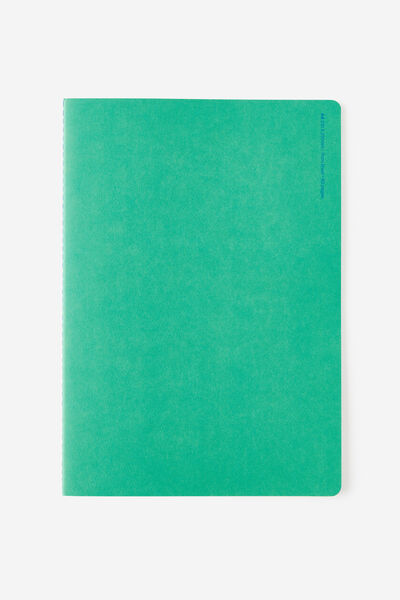 A4 Stitch Notebook, JELLY MINT