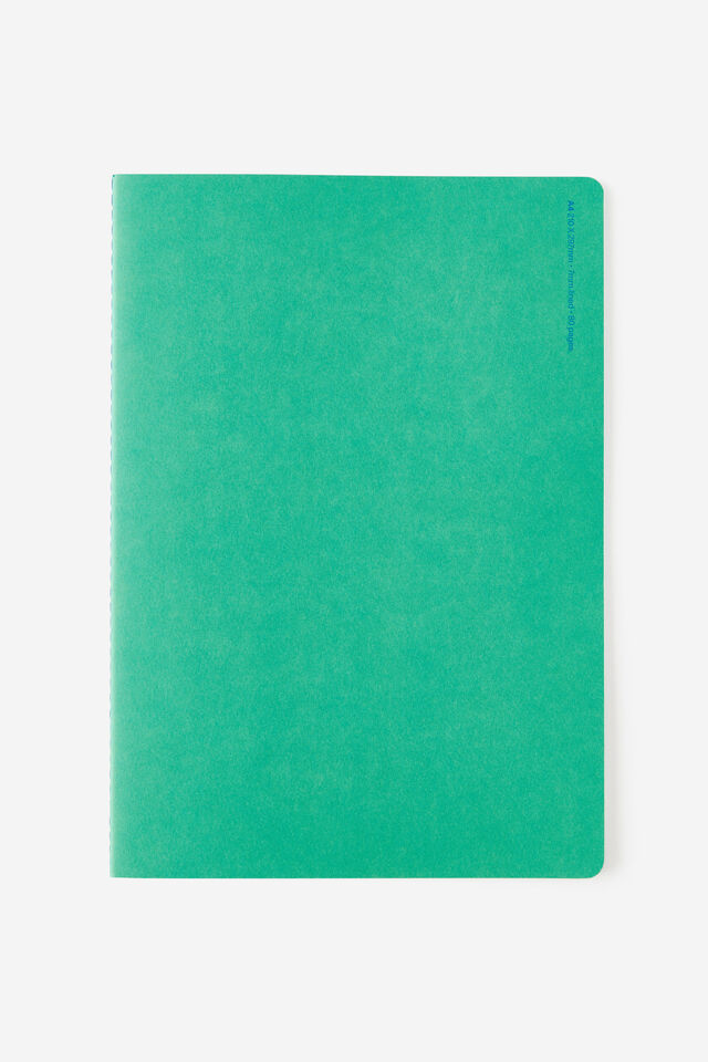 A4 Stitch Notebook, JELLY MINT