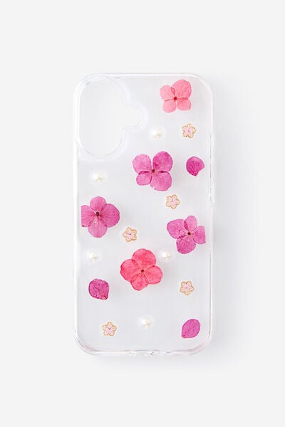 Trinket Phone Case Iphone 16, TRAPPED FLORAL