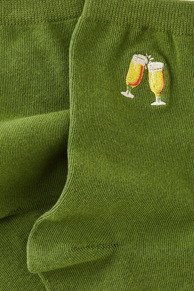 Mid Crew Socks, CHEERS BIG EARS