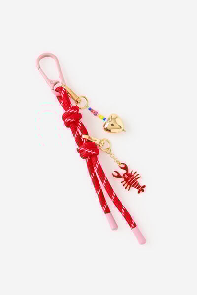 Rope Charm, I LOVE LOBSTER / SWEET RED