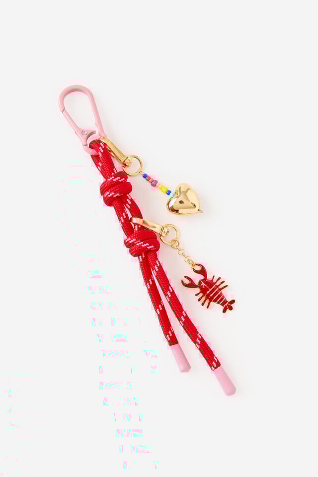 Rope Charm, I LOVE LOBSTER / SWEET RED