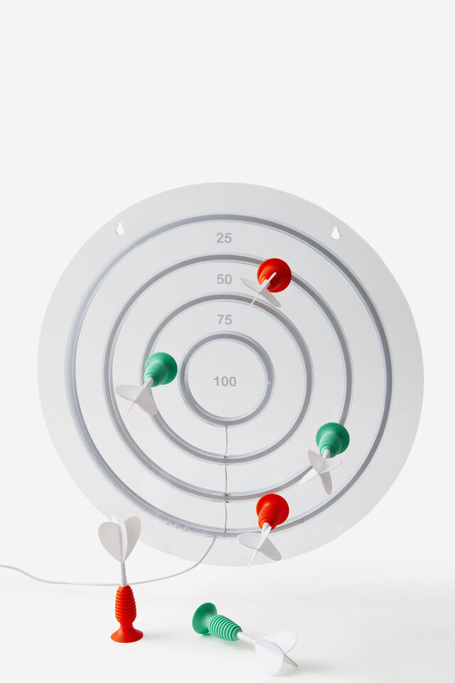 Light Up Acrylic Dart Board, MULTI