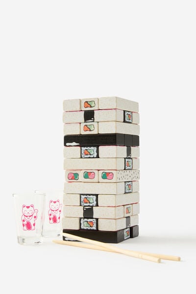 Novelty Drinking Block Tower, SUSHI