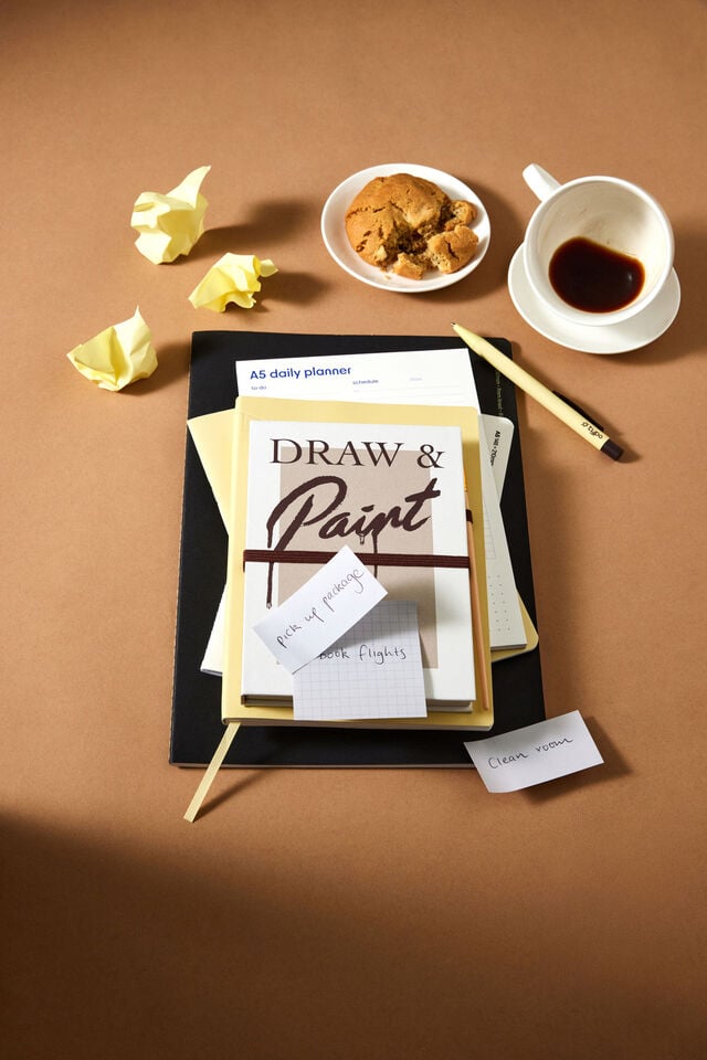 Premium B6 Activity Journal, DRAW & PAINT