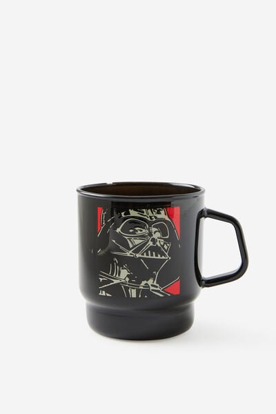 Collab Retro Glass Mug, LCN LUC STAR WARS DARTH VADER