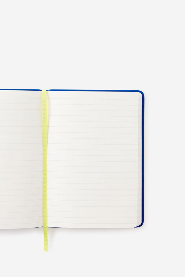Personalised B6 Hard Cover Lined Notebook, OCEANA WASABI
