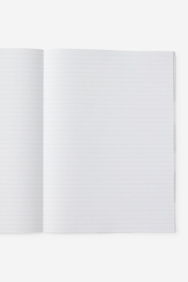 A4 3 Pack Lined Notebooks, SKY BLUE FLORALS