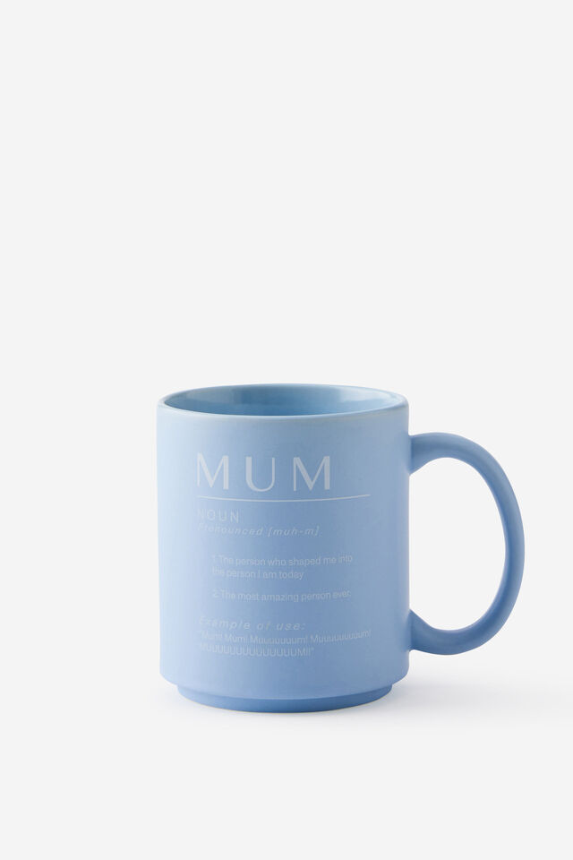 Daily Mug, MUM DEFINITION BLUE