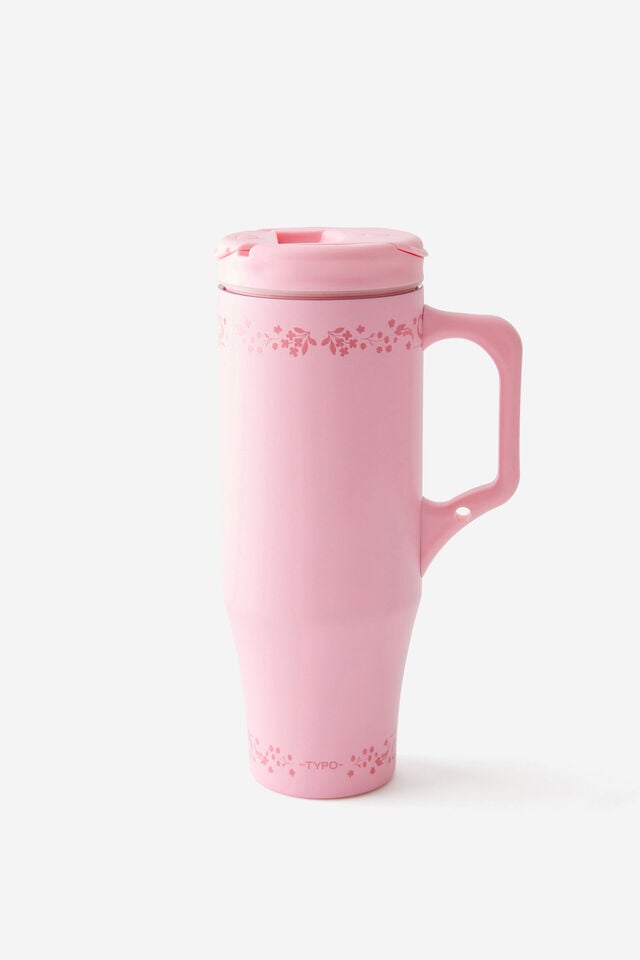 Loft Tumbler 1.2L, BOW DITSY STRIPE /STRAWBERRY MILK