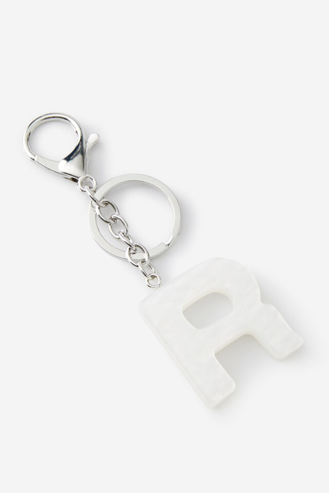 Alpha Keyrings, R / MOTHER OF PEARL