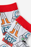 Toy Story Crew Socks M/L, LCN DIS TOY STORY WOODY YDG - example image 2