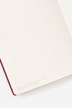 Metro B5 Hard Lined Notebook, Cabernet - alternate image 4
