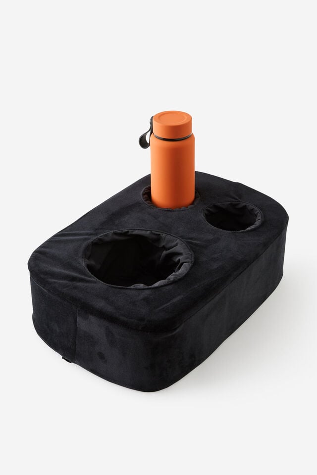 Snack Cushion, BLACK