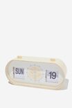 Flip Clock V2.0, ECRU SPECKLE - alternate image 1