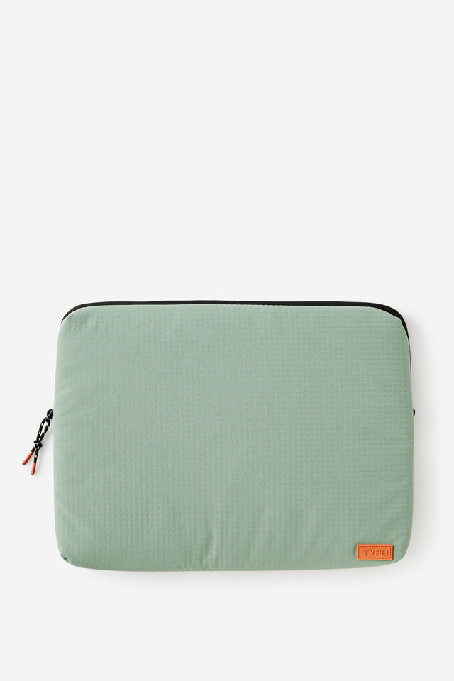 Metro 14 Inch Laptop Organiser, TYPO GREEN