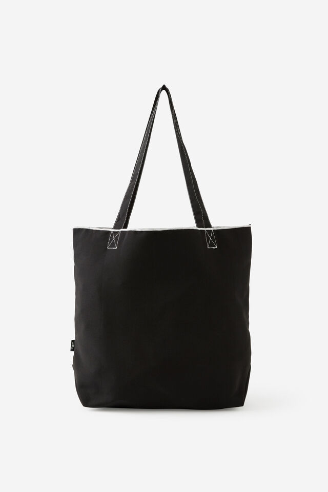 Packable Tote, BLACK