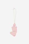 Die Cut Gift Tag 5Pk, NAUGHTY SANTA - example image 2