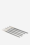Gouache Paint Brushes 5Pk, MULTI - example image 3