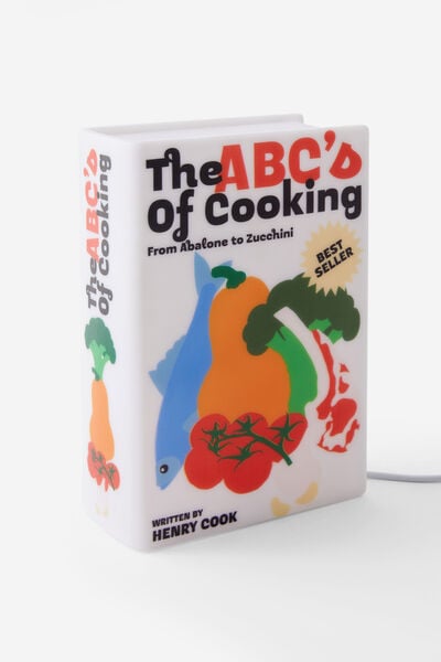 Pvc Shaped Desk Lamp, ABC OF COOKING