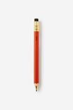 Thick Shader Mechanical Pencil, BURNT ORANGE - alternate image 1