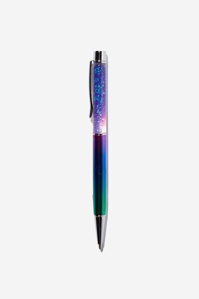 Sparkle Ballpoint Pen, OIL SLICK