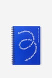 B6 Spiral Notebook, BERRY BLUE - alternate image 1