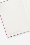 Personalised Metro B6 Hard Lined Notebook, Cabernet - alternate image 4