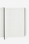 2027 A4 Daily On Schedule Diary, BLACK - example image 3