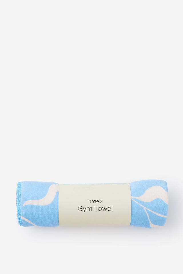 Gym Towel, BLUE SKIES FLORAL