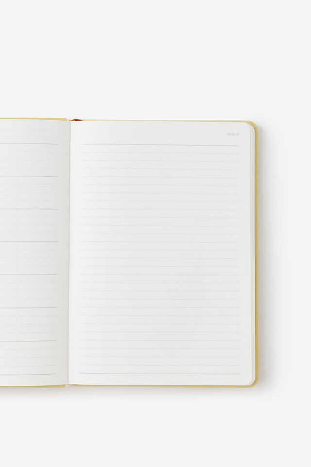 Personalised 26/27 A5 Weekly Hard Diary, LIMONCELLO