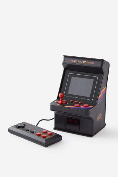 Mini Arcade Gamer 2 Player, BLACK