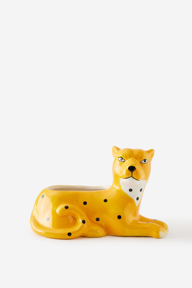Midi Shaped Planter, CHEETAH