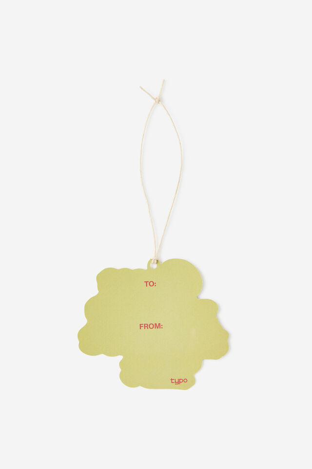 Die Cut Gift Tag 5Pk, NICE LIST